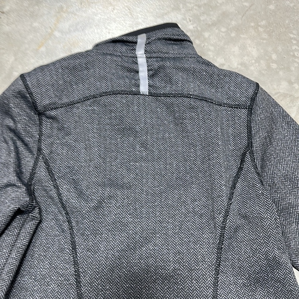 Athletic Work Black Partial Zip Front Pull Over T… - image 5